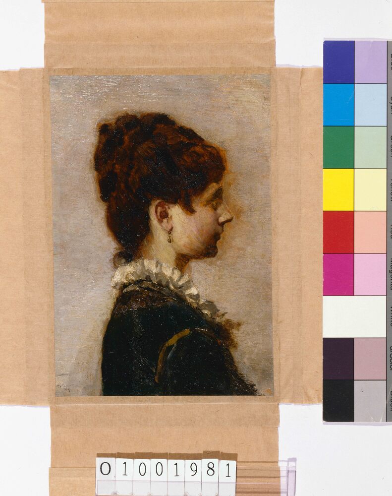 油彩画 女の横顔 | ToMuCo - Tokyo Museum Collection