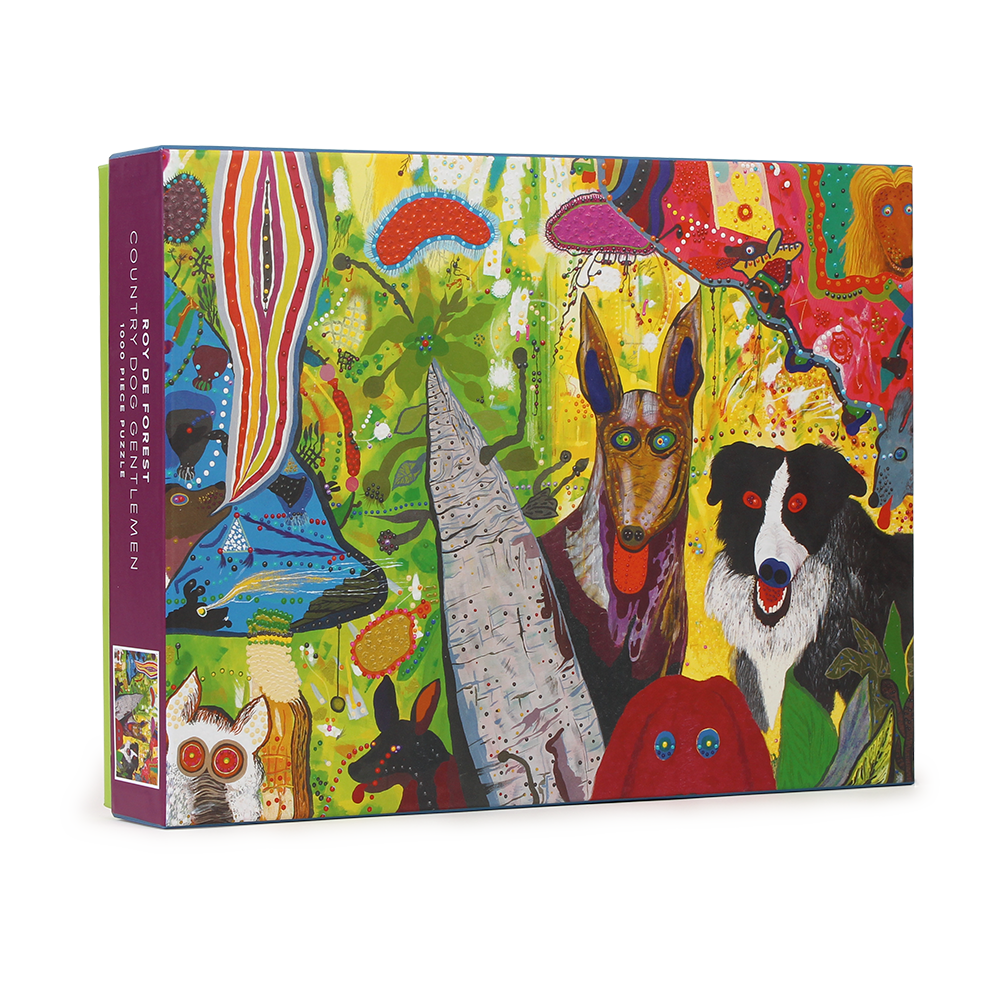 De Forest Country Dog Gentlemen 1000-Piece Jigsaw Puzzle - SFMOMA