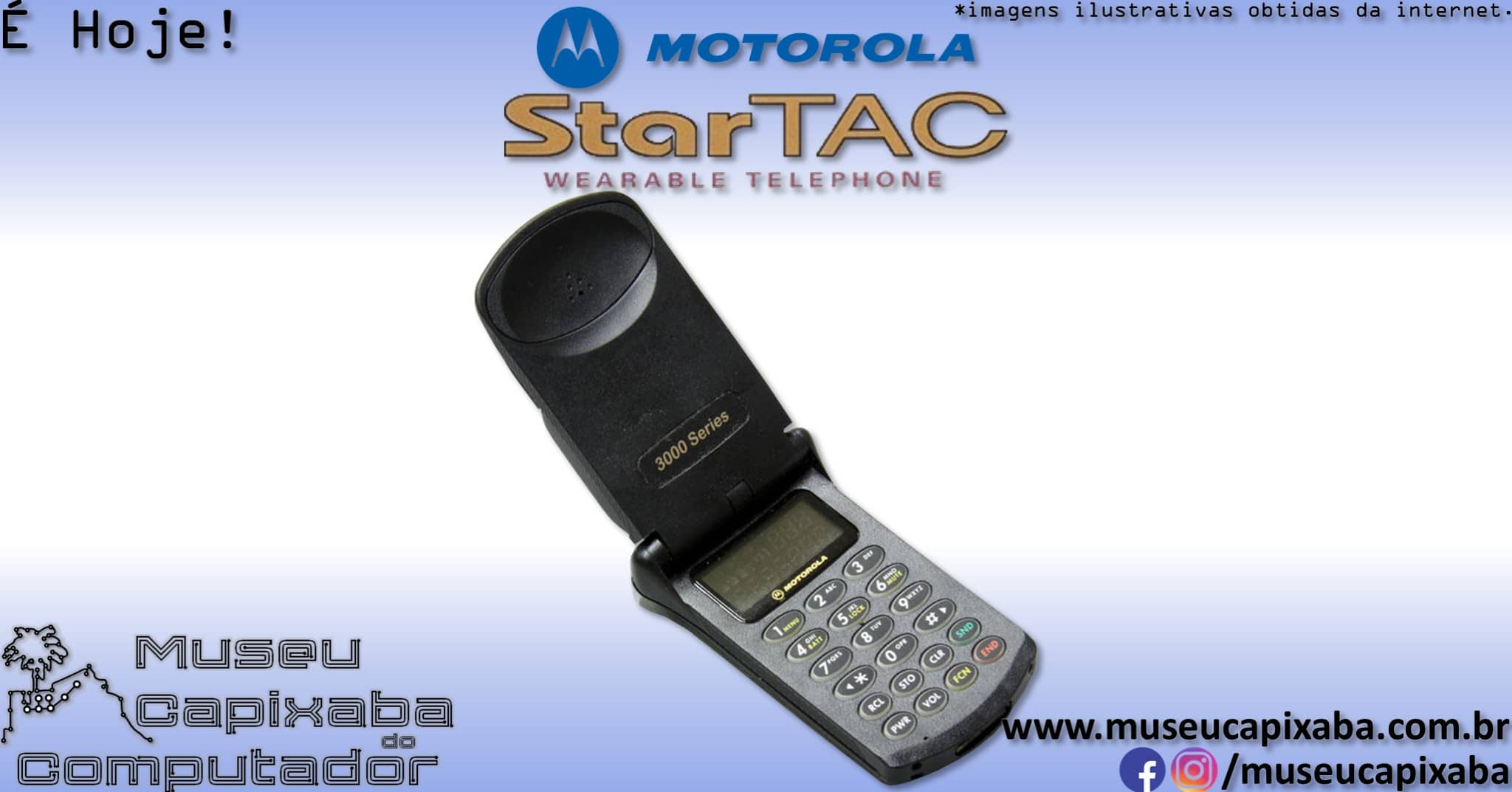 O telefone celular Motorola StarTAC de 1996 – MCC - Museu Capixaba
