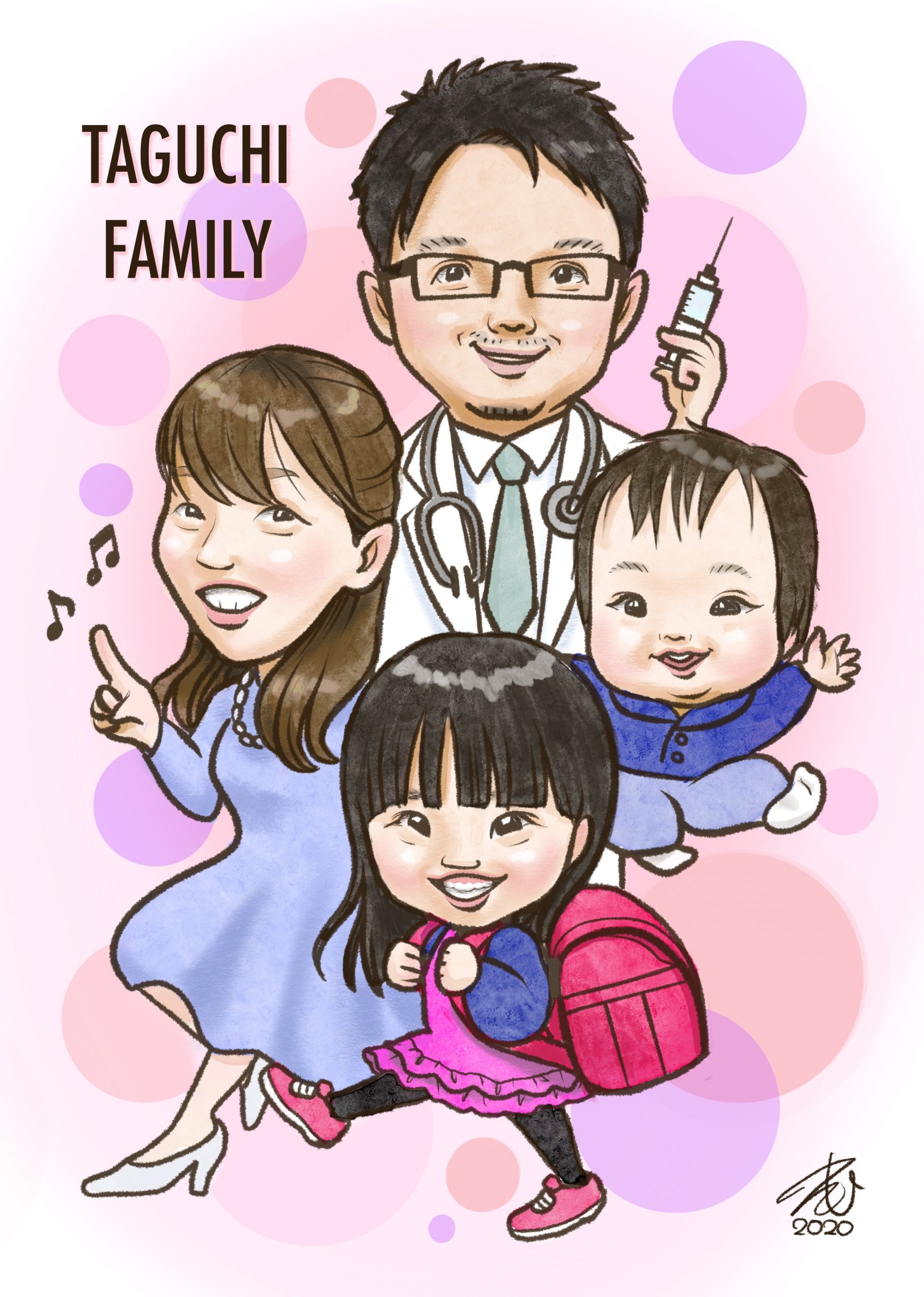 オーダーメイド似顔絵イラスト | musyamusya