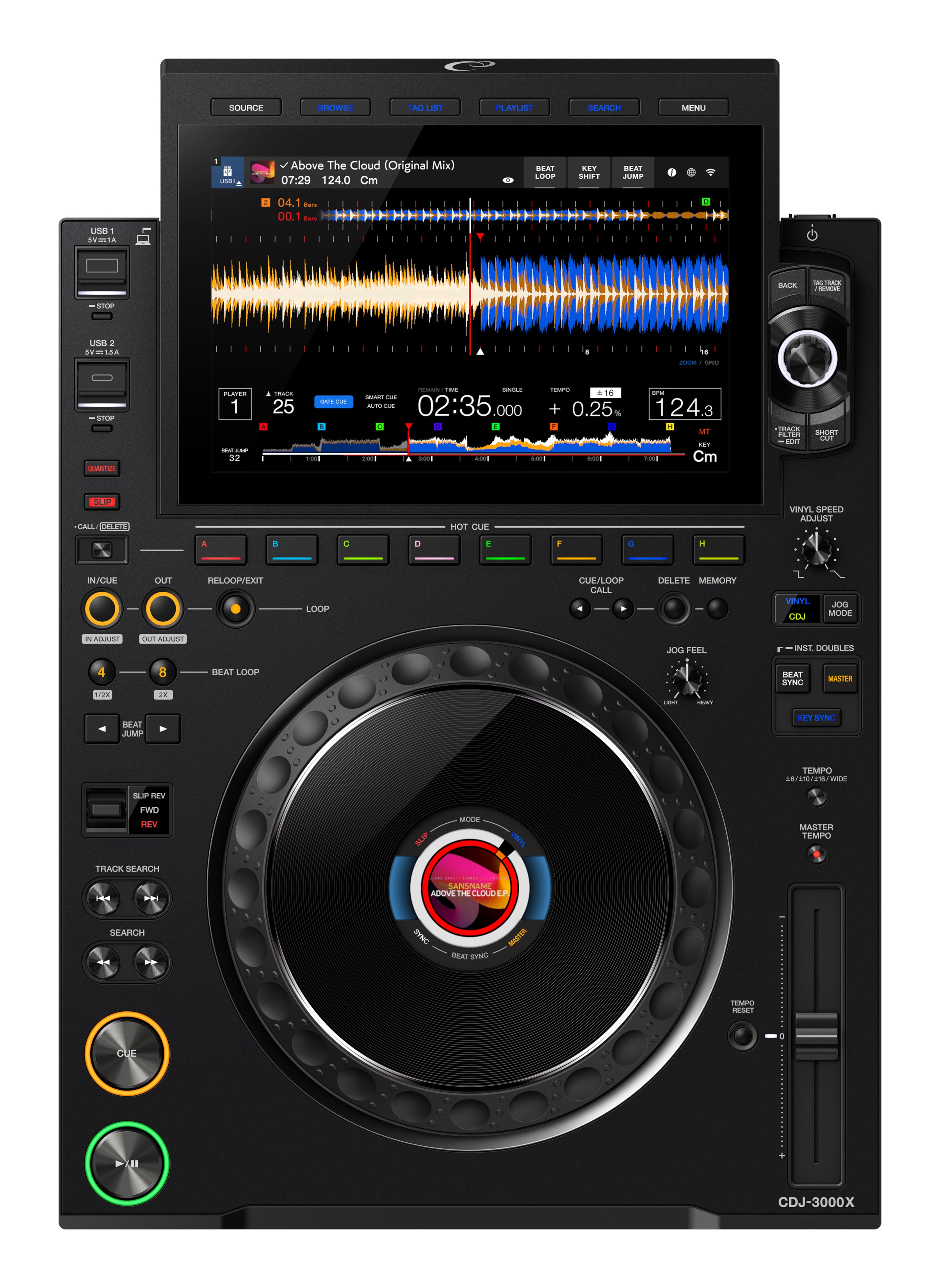 Pioneer DJ Alpha Theta CDJ-3000X Player – Music City Canada