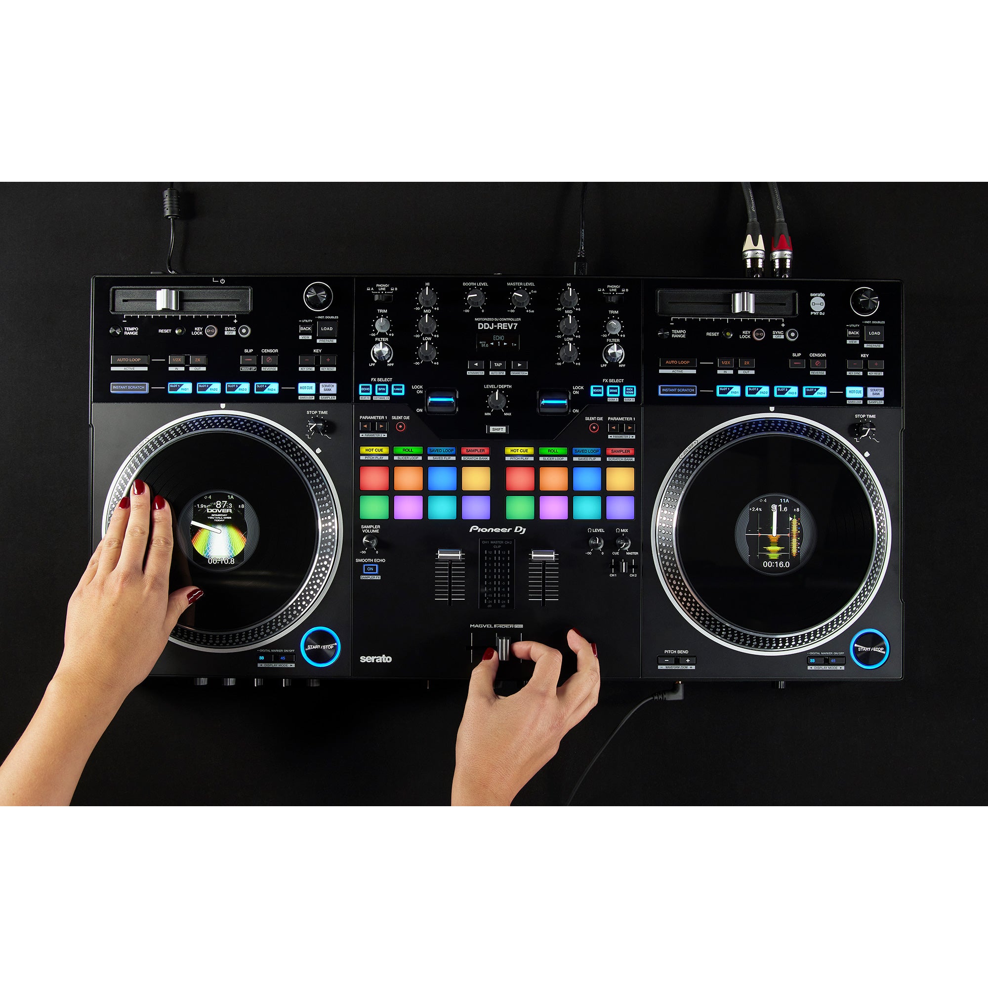 Pioneer DJ DDJ-REV7 Scratch-Style 2-Channel Professional DJ