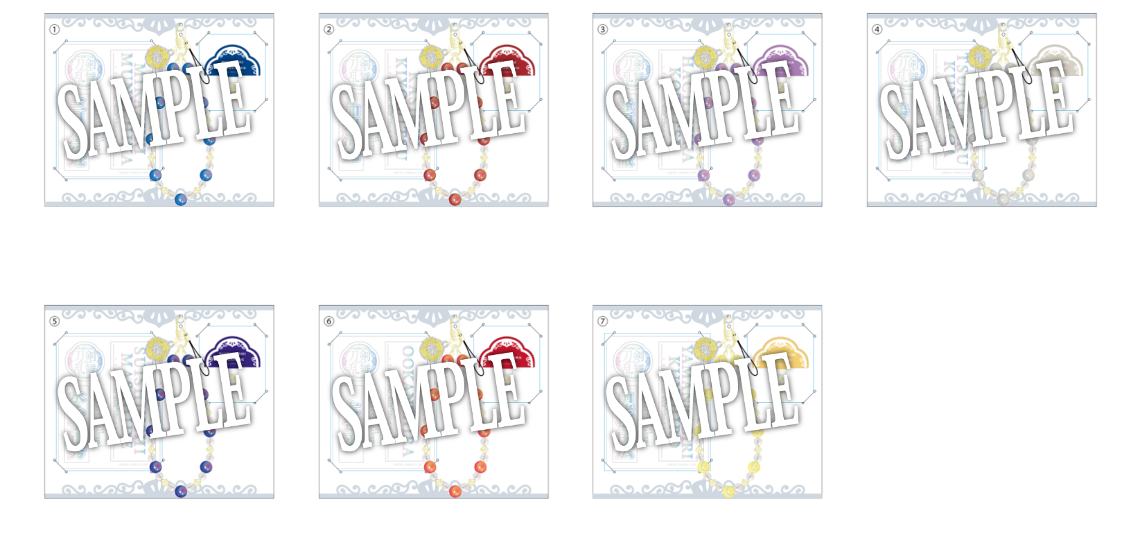 陸奥一蓮】マルチストラップセット ×7種 | ミュージカル『刀剣乱舞』