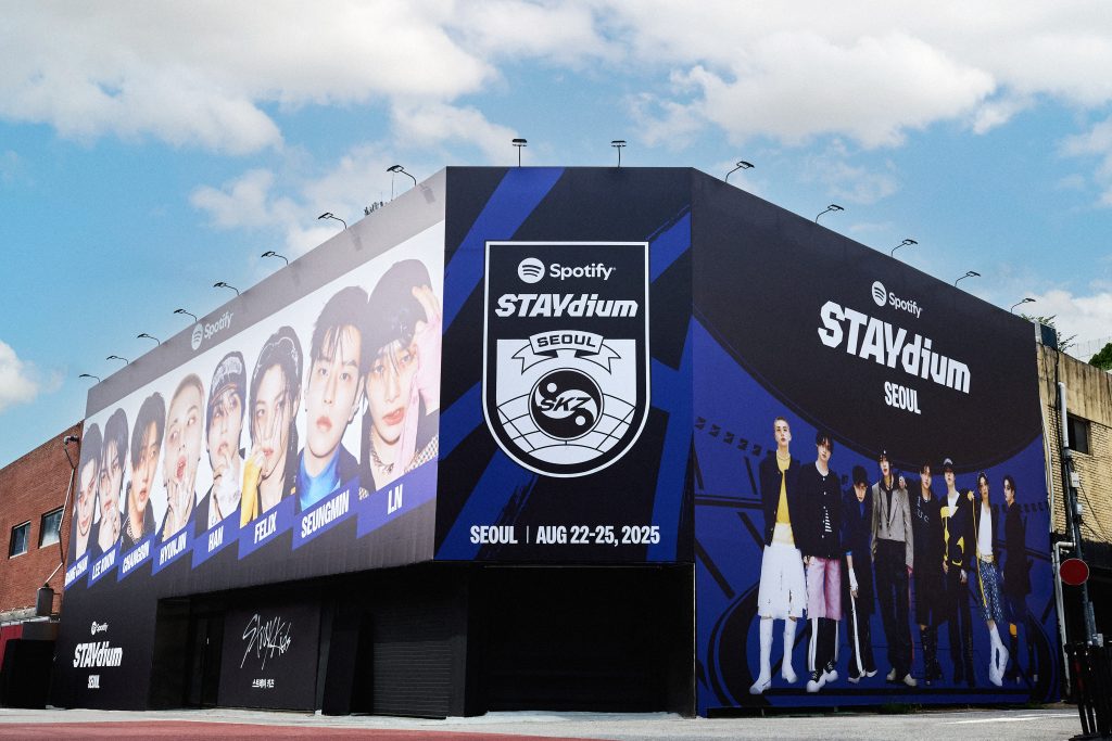 Spotify launches 'STAYdium' pop-up for K-Pop group Stray Kids