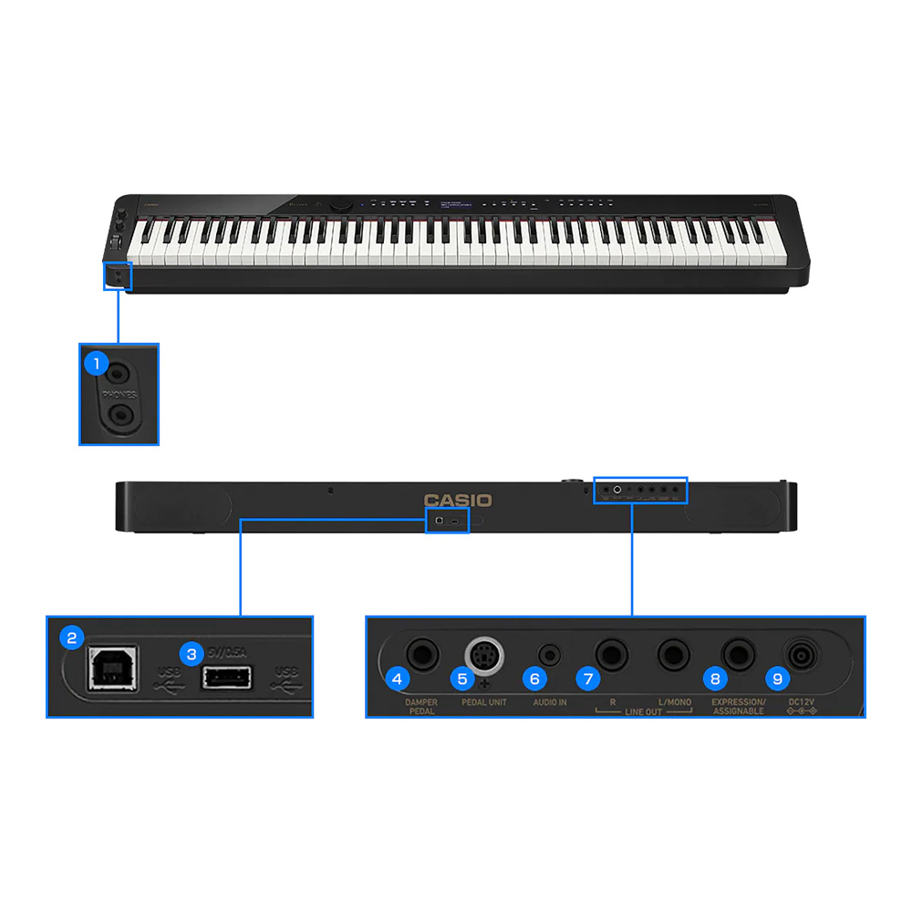 CASIO Privia PX-S3100BK｜ミュージックランドKEY