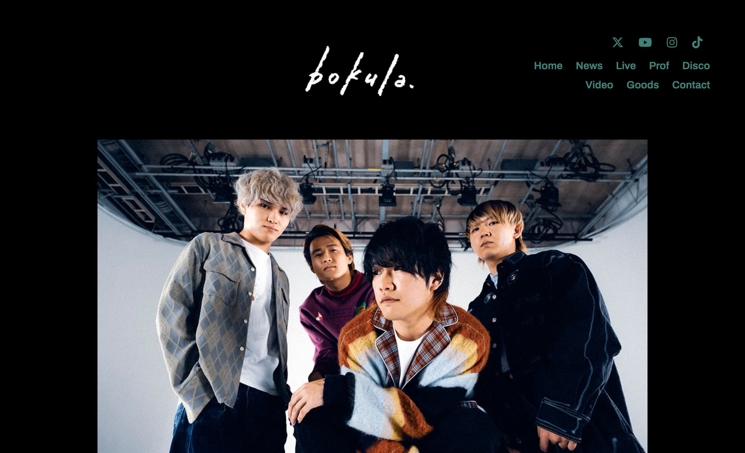 bokula. official site | MUSIC WEB CLIPS - バンド・アーティスト