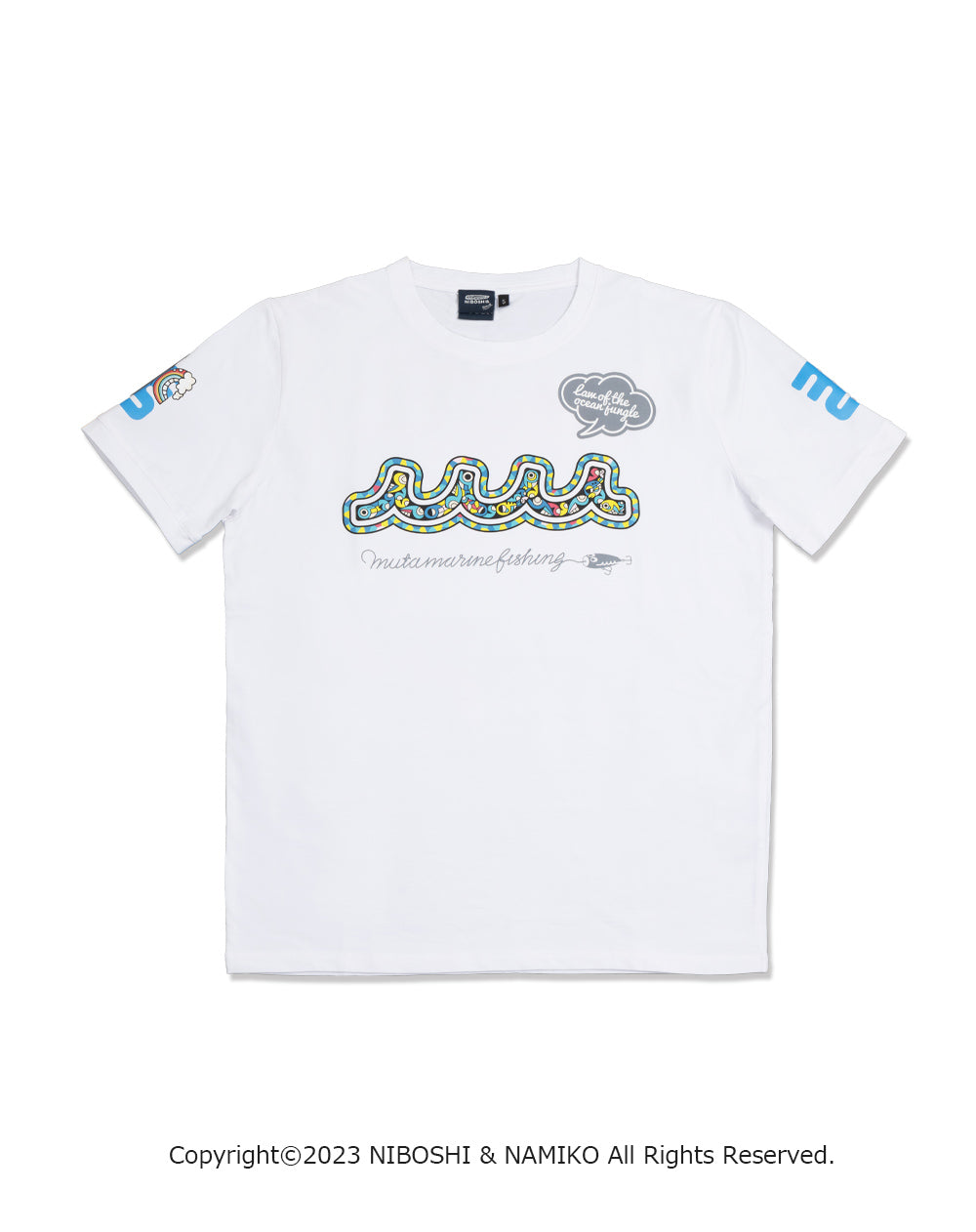 EVENT / WEB 限定］NAMIKO (NIBOSHI&) × muta MARINE Fishing Tシャツ