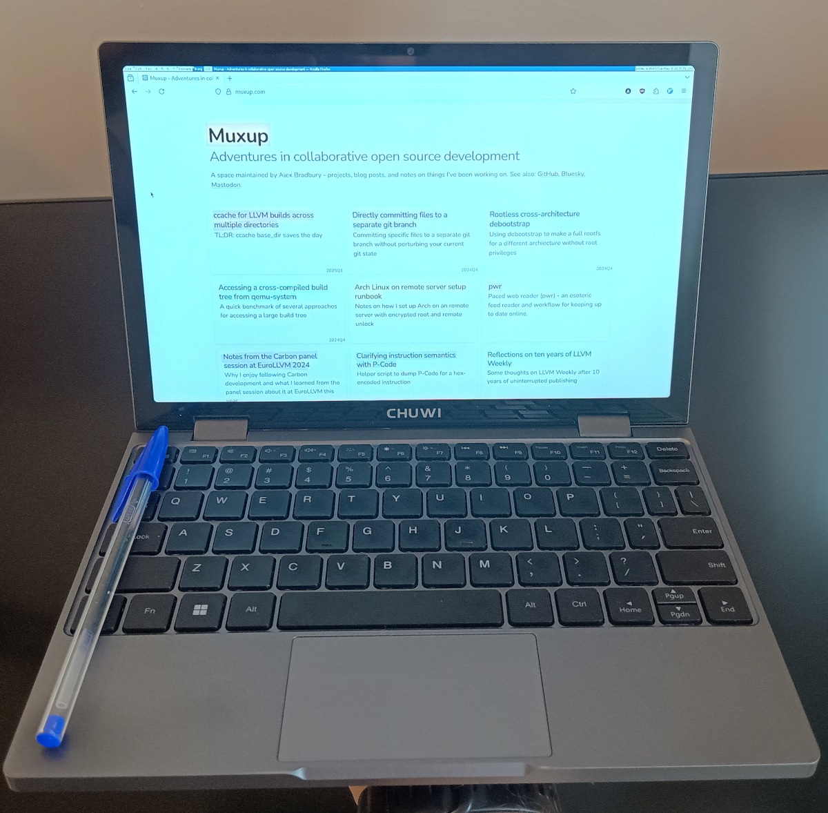 Chuwi MiniBook X N150 - Muxup