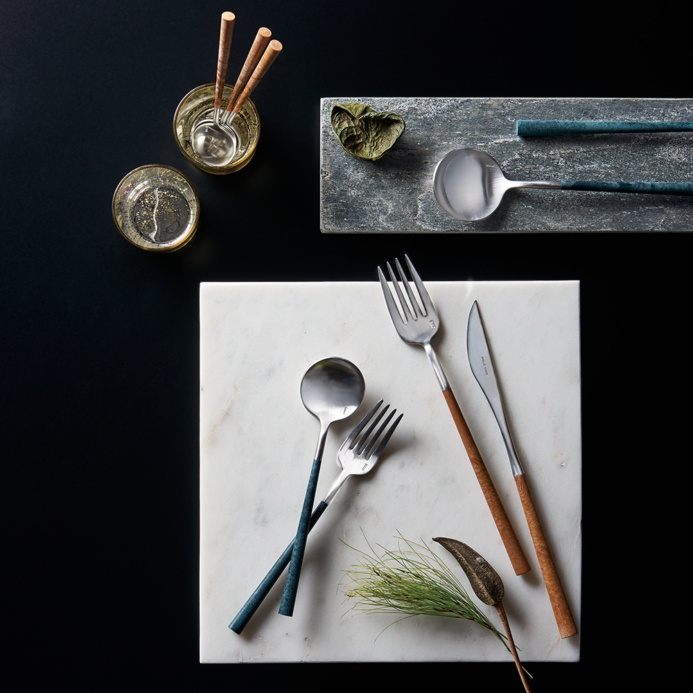 BI1409CF ケーキフォーク(マット/フォレスト グリーン） シリーズ M