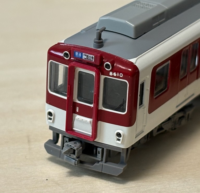 近鉄 8600系 グリーンマックスより発売の前期形の編成が入線 - 遅咲き