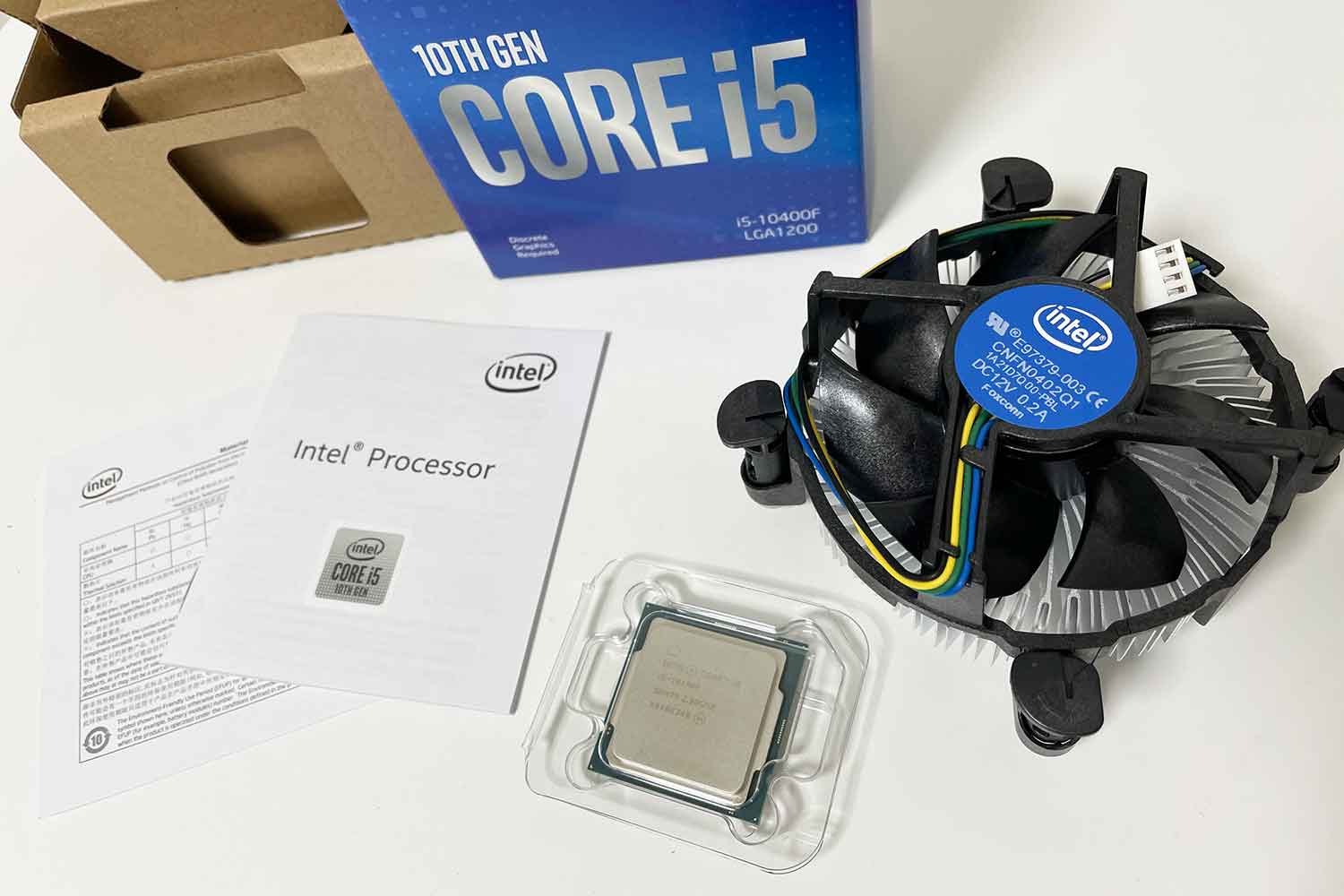 初めての自作PC 組立手順1「CPUとマザーボードにi5-10400F＆B460mを