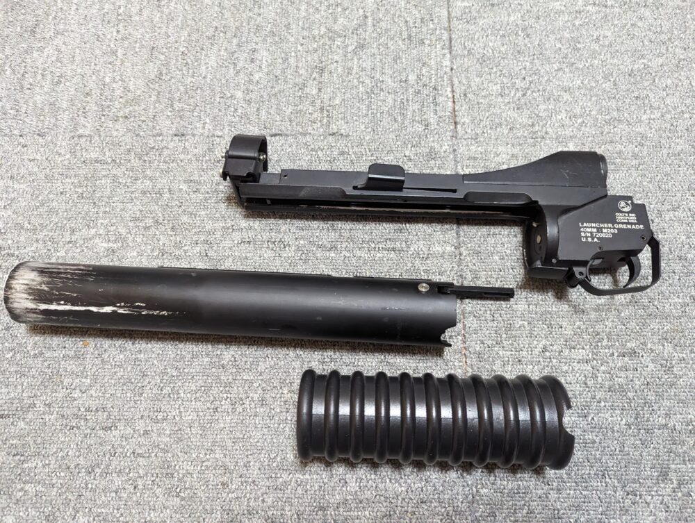 M16A4にM203グレネードランチャーを取り付けてみた