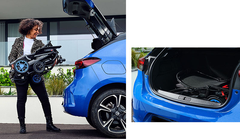 折りたたみ式電動車いすクイッキー Q50Rカーボン【Quickie サンライズ