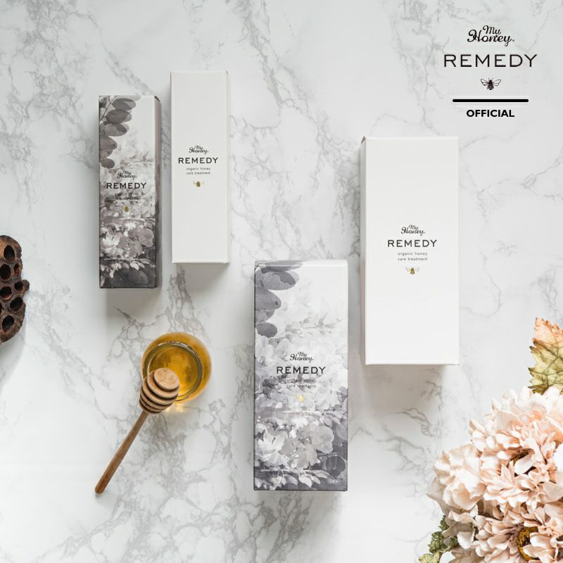 MYHONEY REMEDYレメディーハニーケアトリートメント380g/ ご自宅用簡易