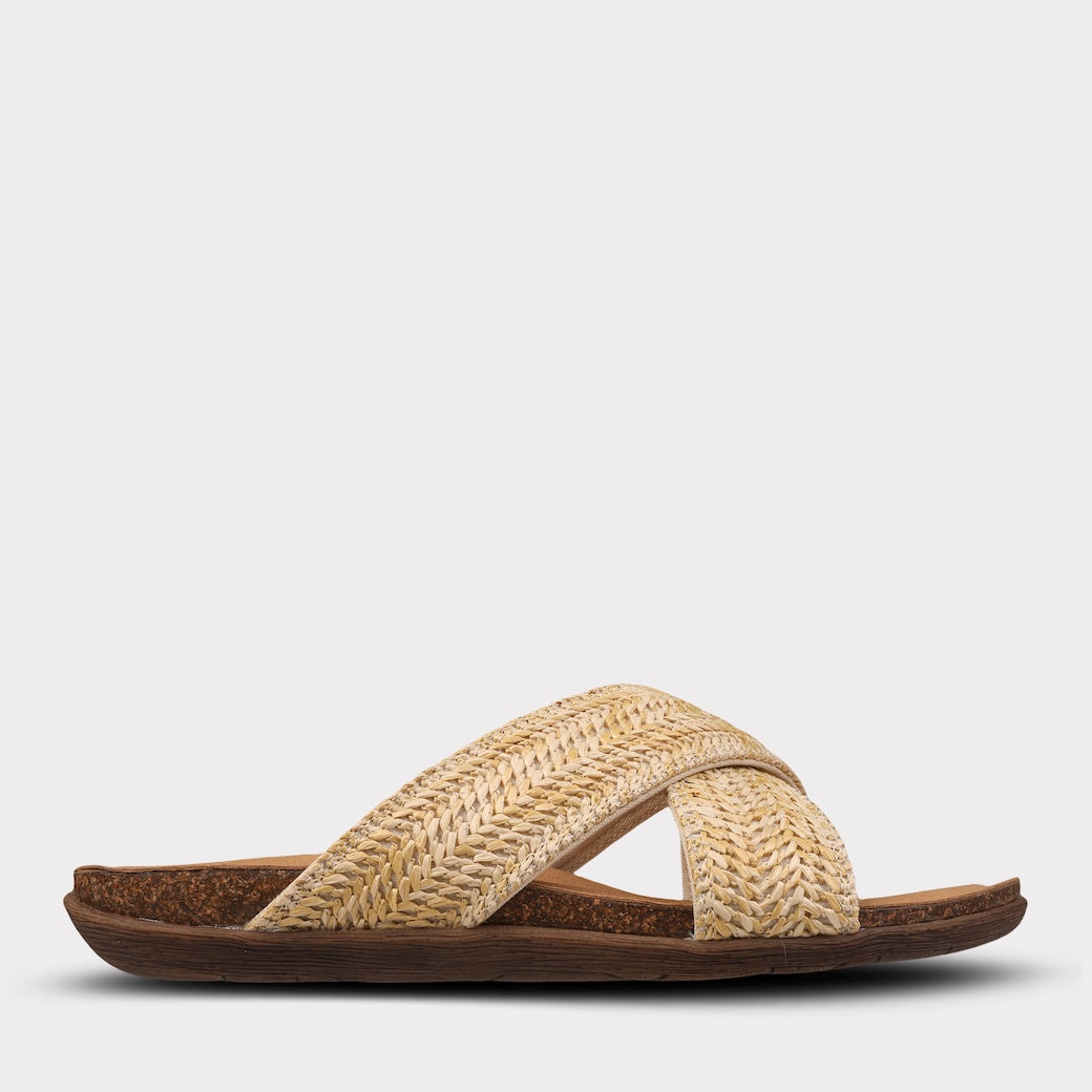 Leyla Women's Crossband Sandal - Mykos Footwear