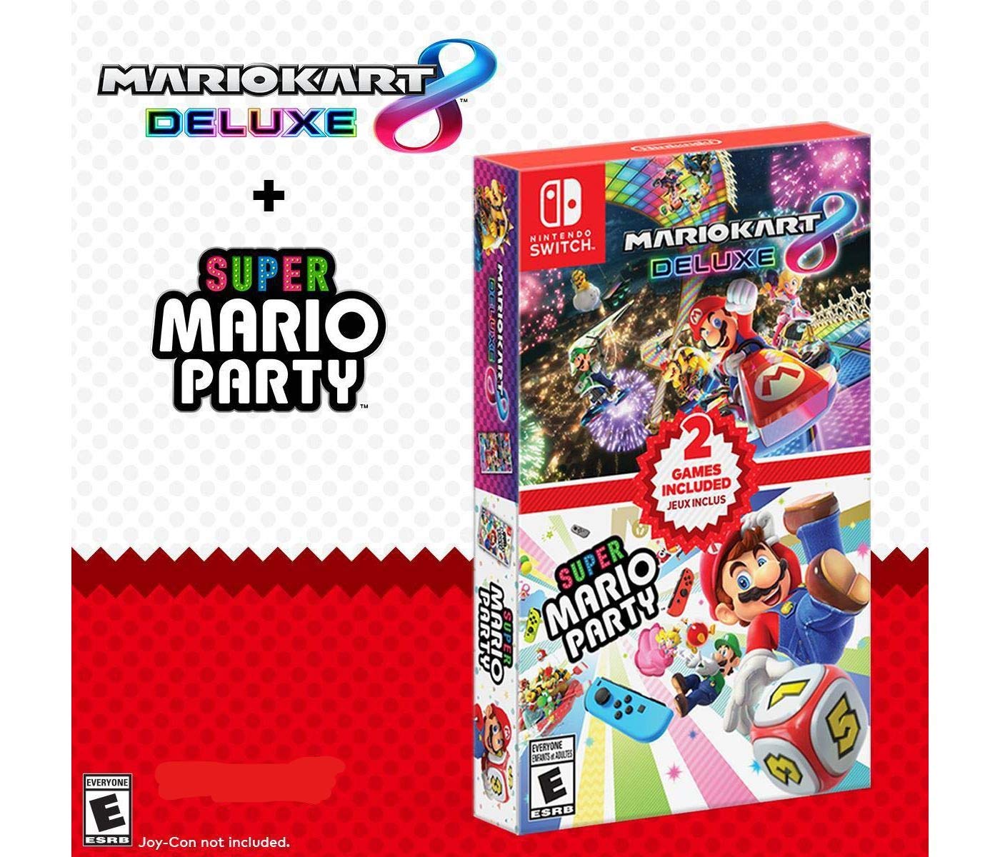 Mario Kart 8 Deluxe + Super Mario Party Double Pack [Nintendo