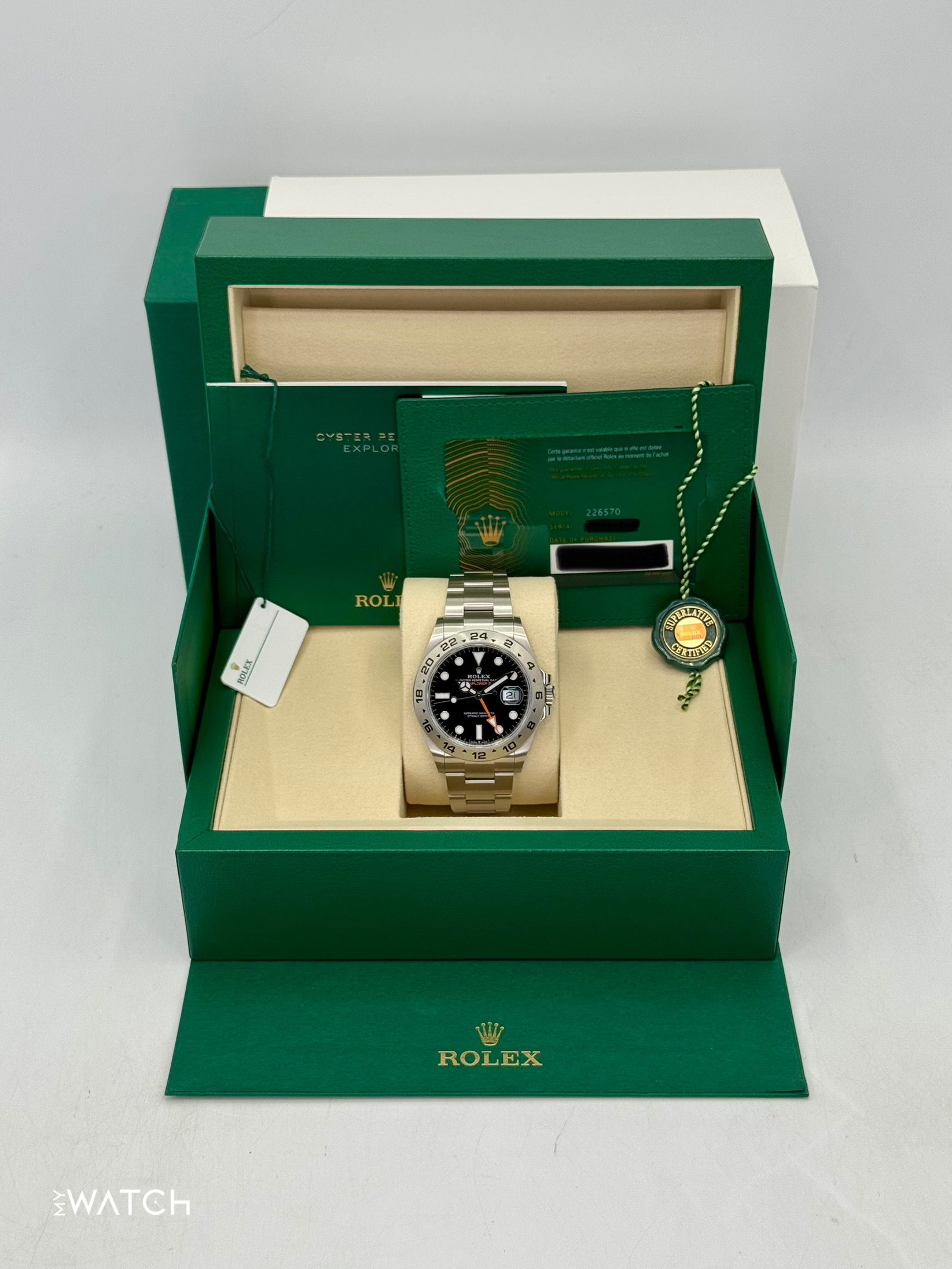 NEW 2025 Rolex Explorer II 42mm 226570 Black Dial