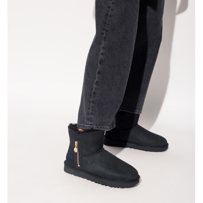 UGG Women's Bailey Zip Mini Boot - Side Zipper Ankle Boot