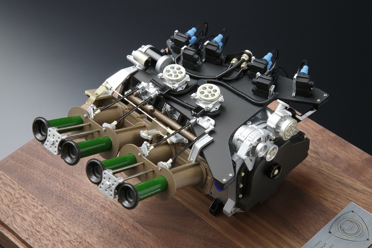R26B 4ローターレーシングロータリーエンジン 1/6スケールモデル