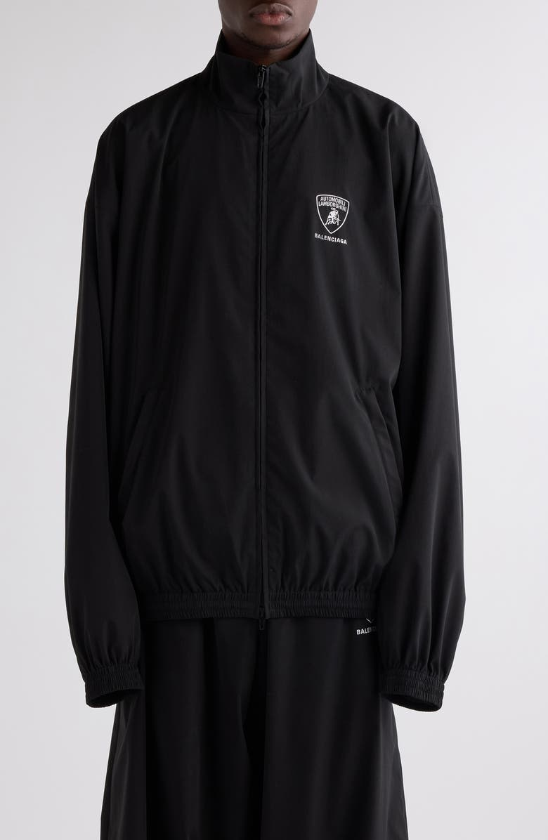 Balenciaga x Automobili Lamborghini Logo Embroidered Track Jacket