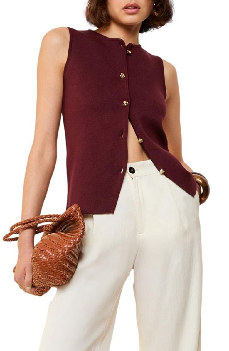 Friends Like These Gold Button Knit Vest | Nordstrom