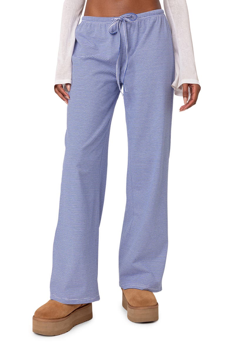 EDIKTED Olivia Stripe Relaxed Fit Pants | Nordstrom
