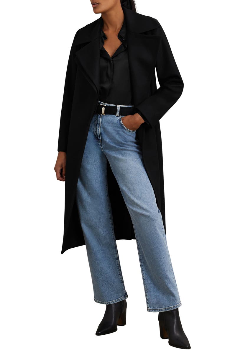 Reiss Odette Wool Blend Wrap Coat | Nordstrom