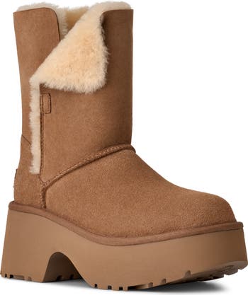 UGG® Esmee Leather Cuffable Tall Boot (Women) | Nordstrom