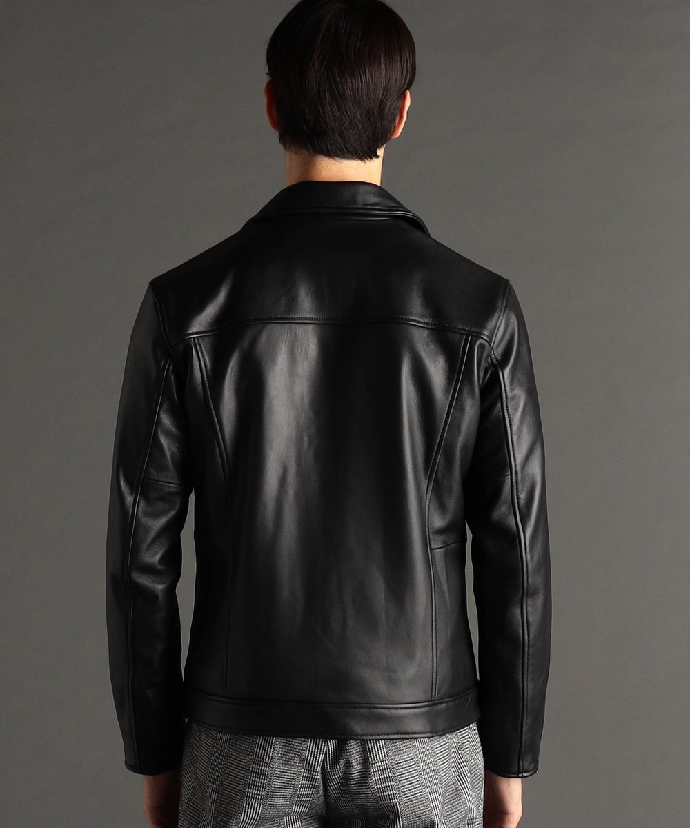 ex/tra】ラムレザー ダブルライダースブルゾン｜ライダース｜ニコル