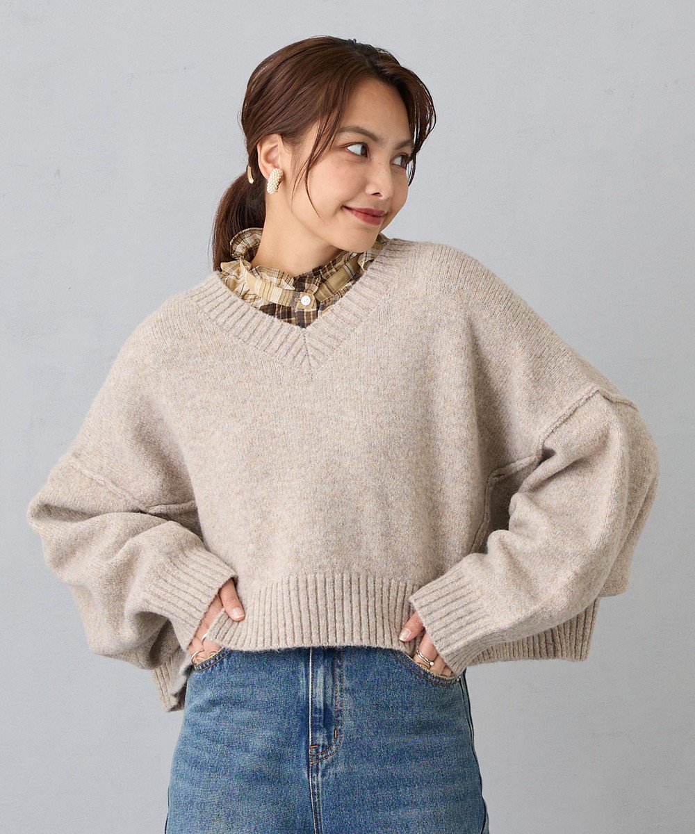 Vネックニットプルオーバー｜プルオーバー｜ニコル公式通販サイト