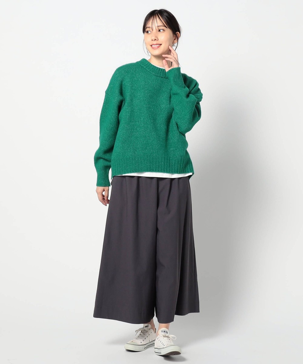 ショートクルーネックニット｜長袖｜ニコル公式通販サイト｜NICOLE