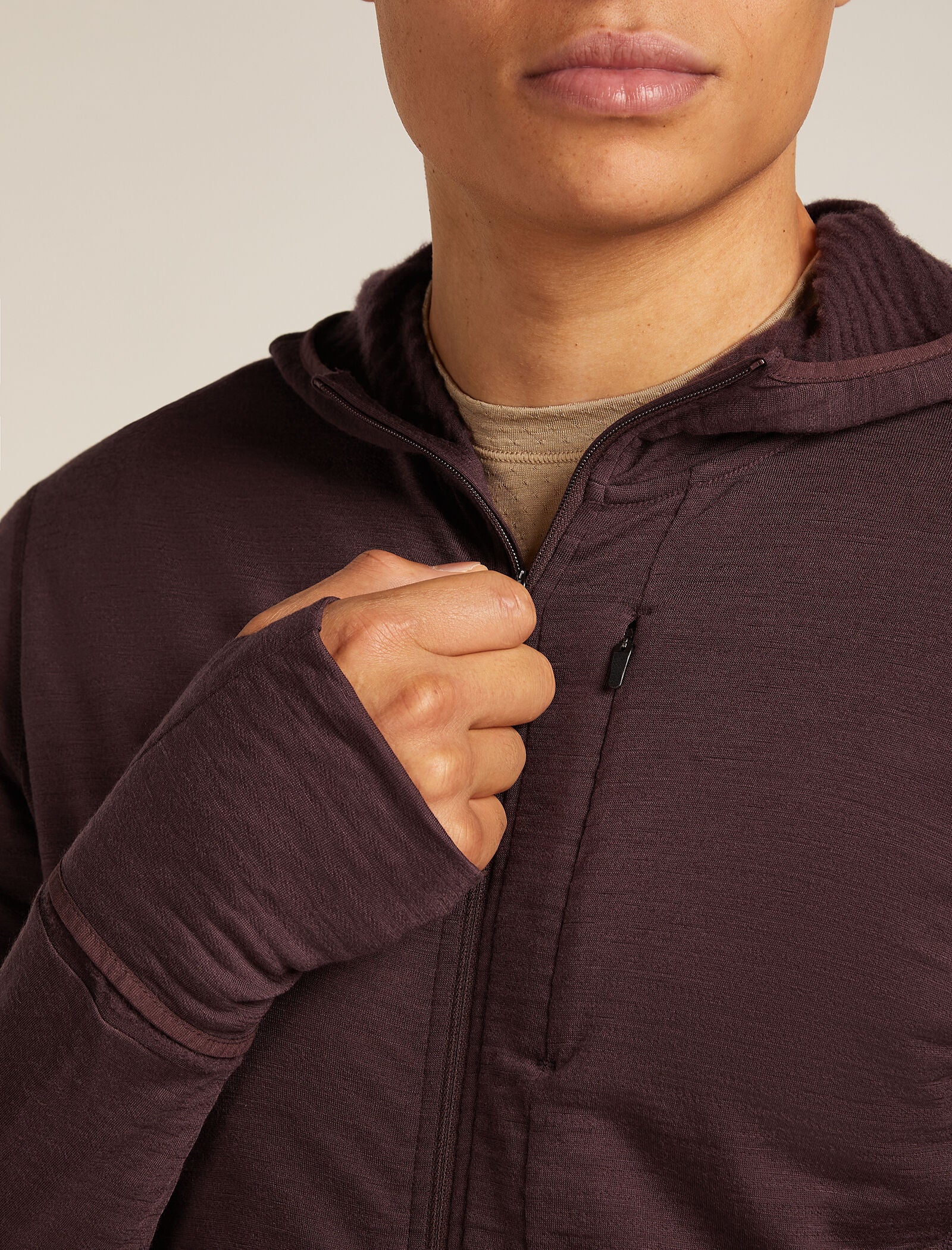 Men's Merino Blend 200 Realfleece™ Descender Long Sleeve Zip