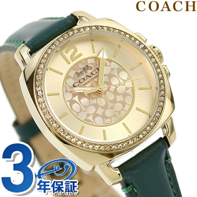 コーチ ボーイフレンド クオーツ 腕時計 ブランド レディース 革ベルト