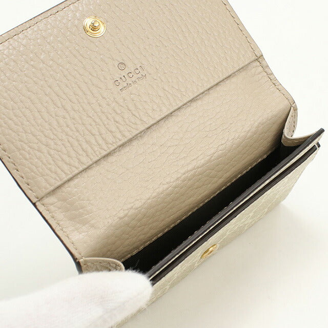 中古 グッチ 名刺入れ レディース ブランド GUCCI ダブルG バイカラー