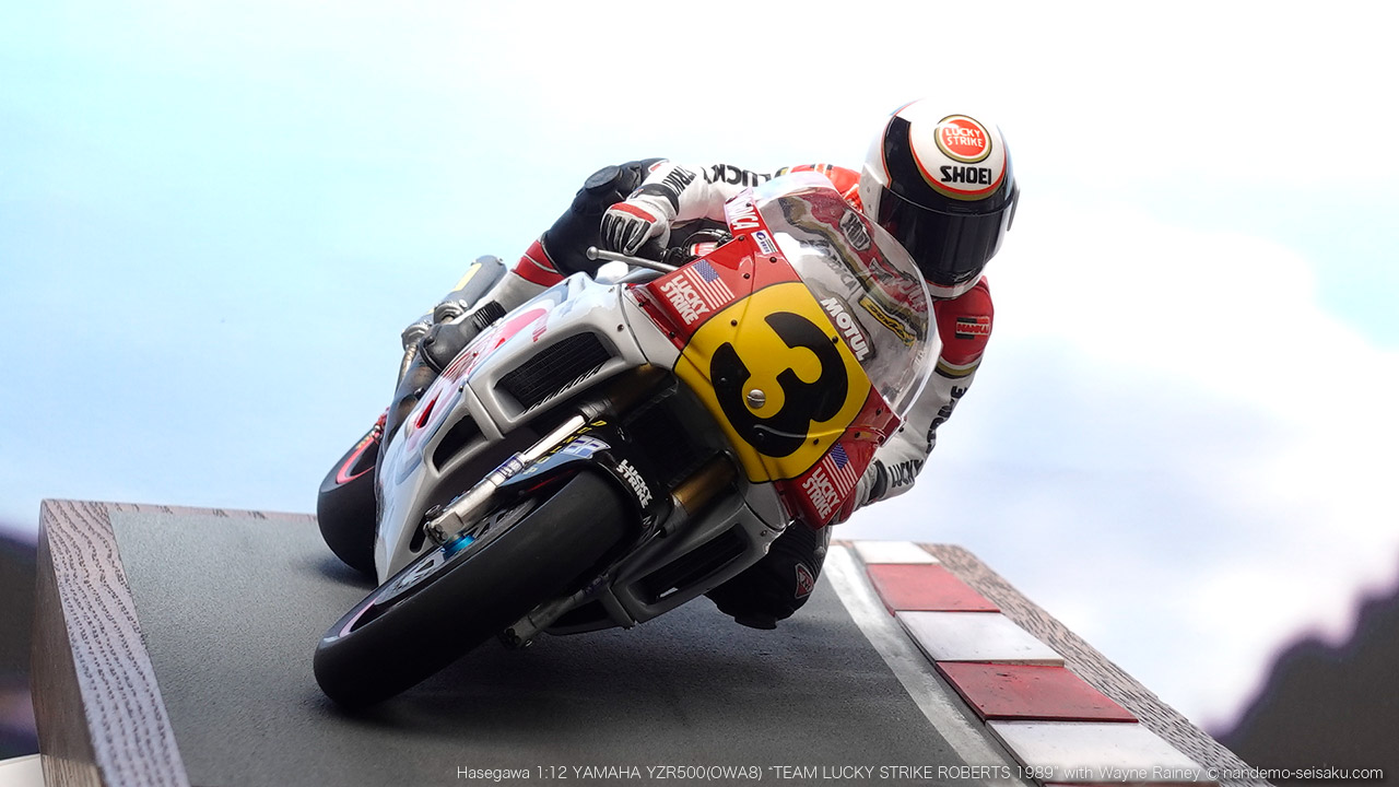 完成 Hasegawa 1/12 YZR500 “Team Lucky Strike Roberts 1989” #22