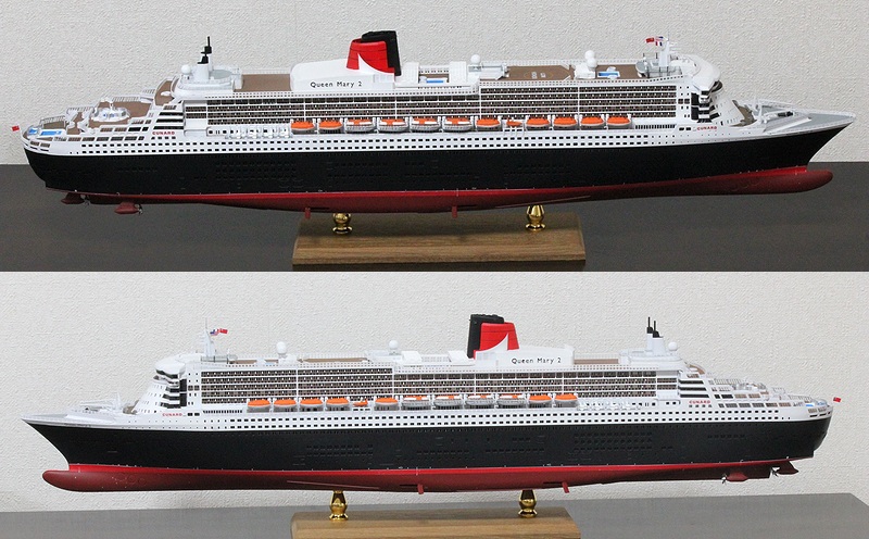 1/400客船 クイーンメリー2 ドイツレベル REVELL OceanLiner Queen Mary2