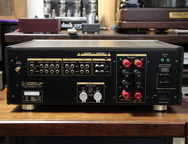 LUXMAN L-505F プリメインアンプ なかなかです