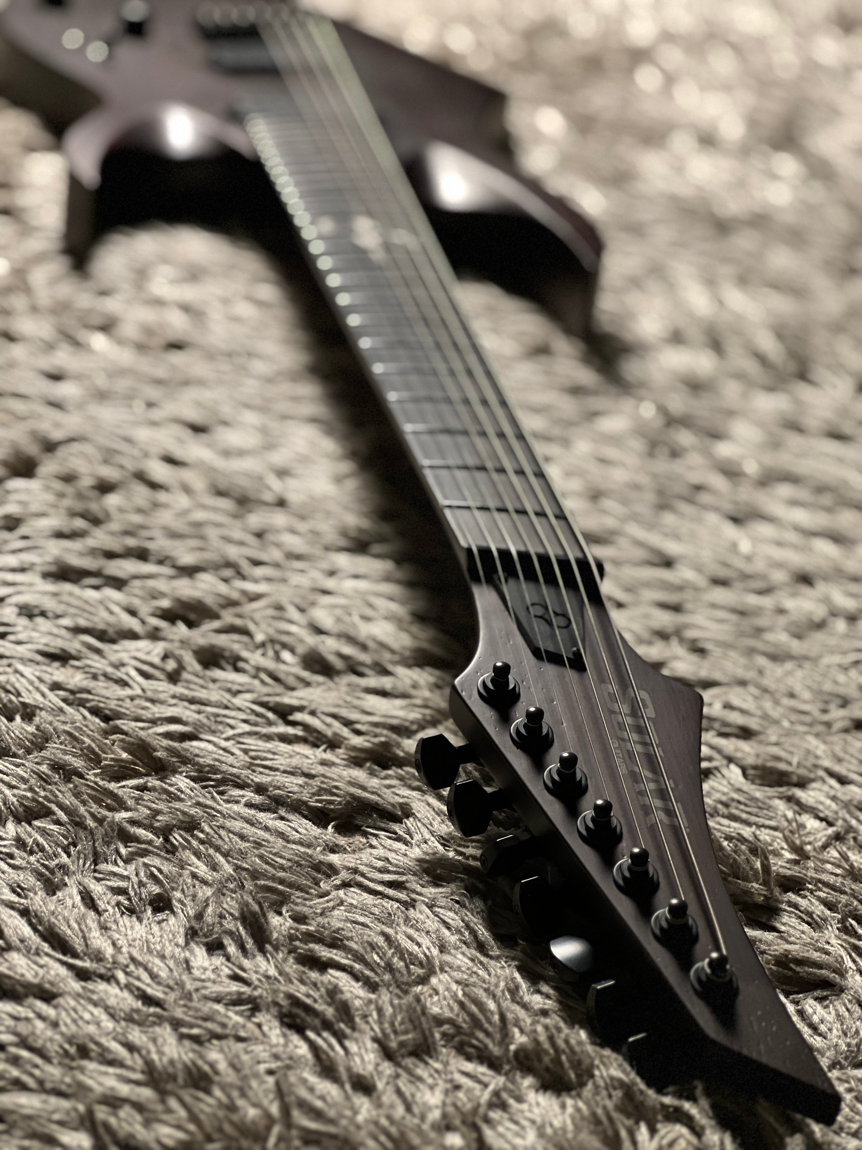 Solar A1.7DBOP-FF in Dark Brown Matte Open Pore – nafiriguitar.com