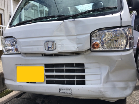 軽トラックの鈑金修理-長野市- | 長野県長野市の板金塗装キズへこみ