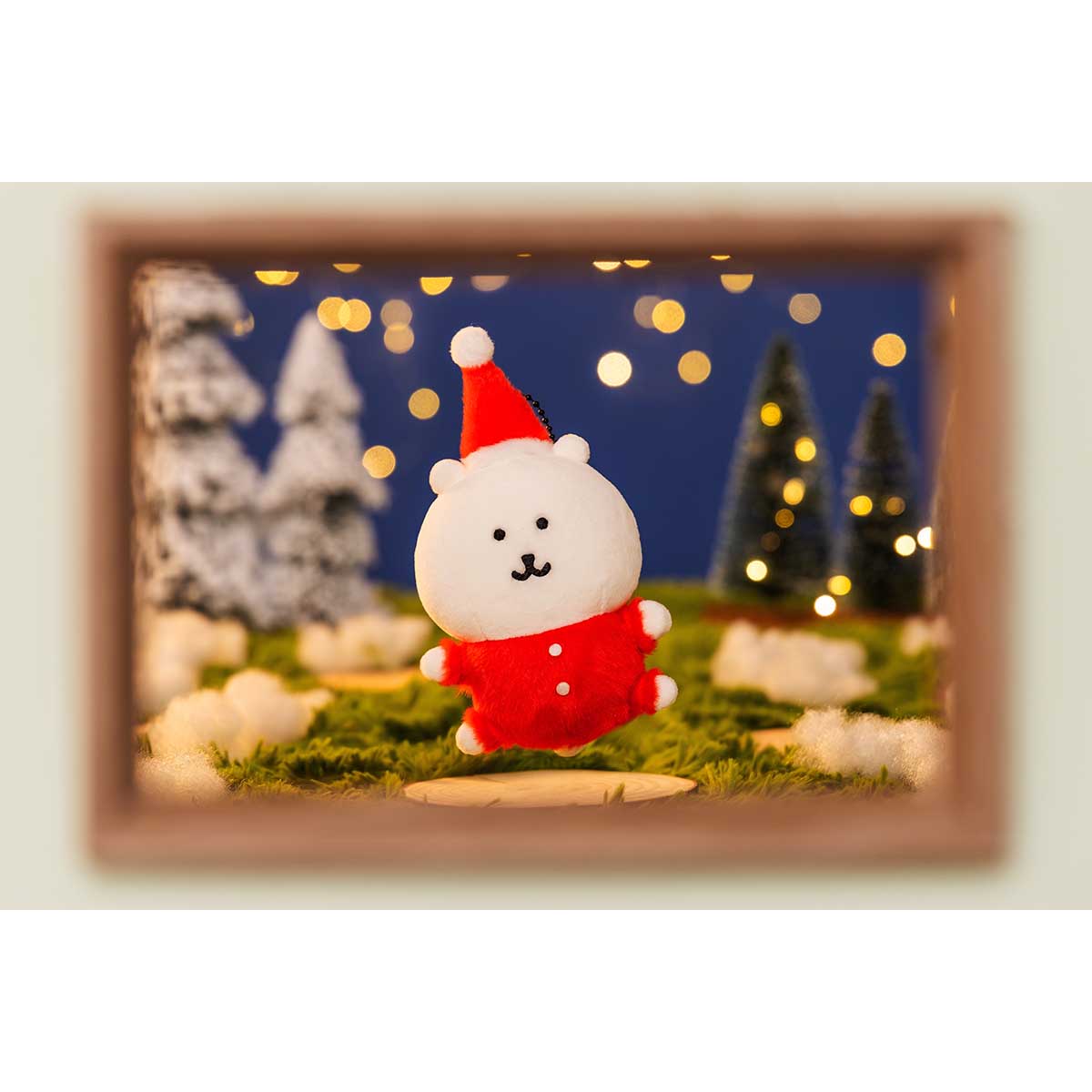 ナガノキャラクターズ サンタなナガノのくま（ミニマスコット