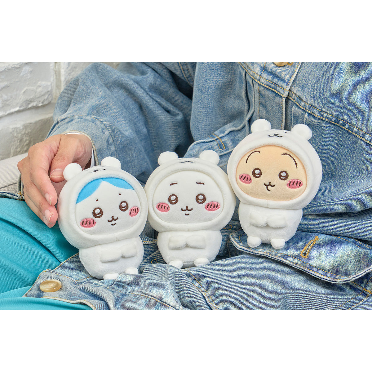 ナガノマーケット 持ちますマスコット（ナガノのくまを被ったちいかわ