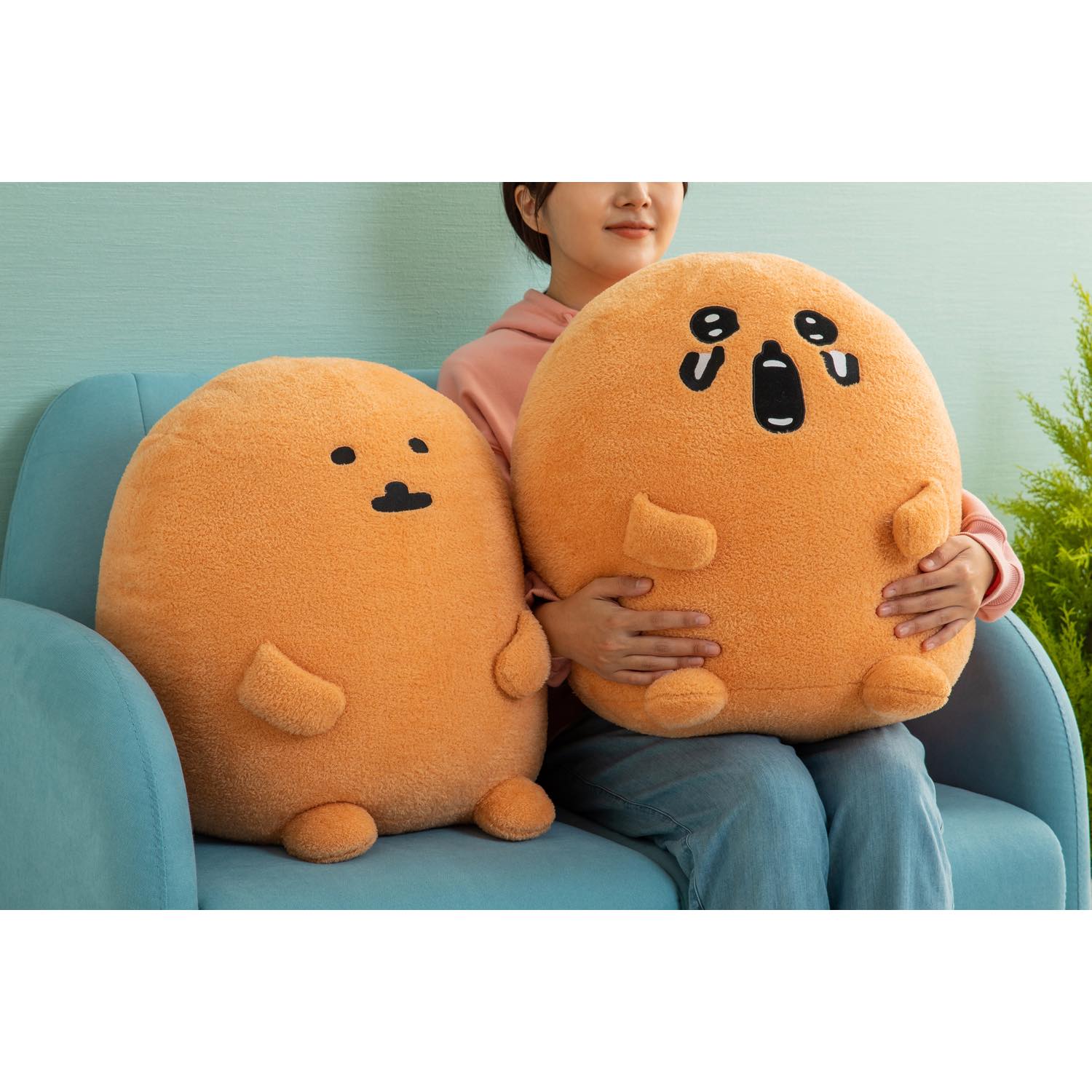 予約】もぐらコロッケ 特大！サクッとぬいぐるみ 2体セット【予約限定