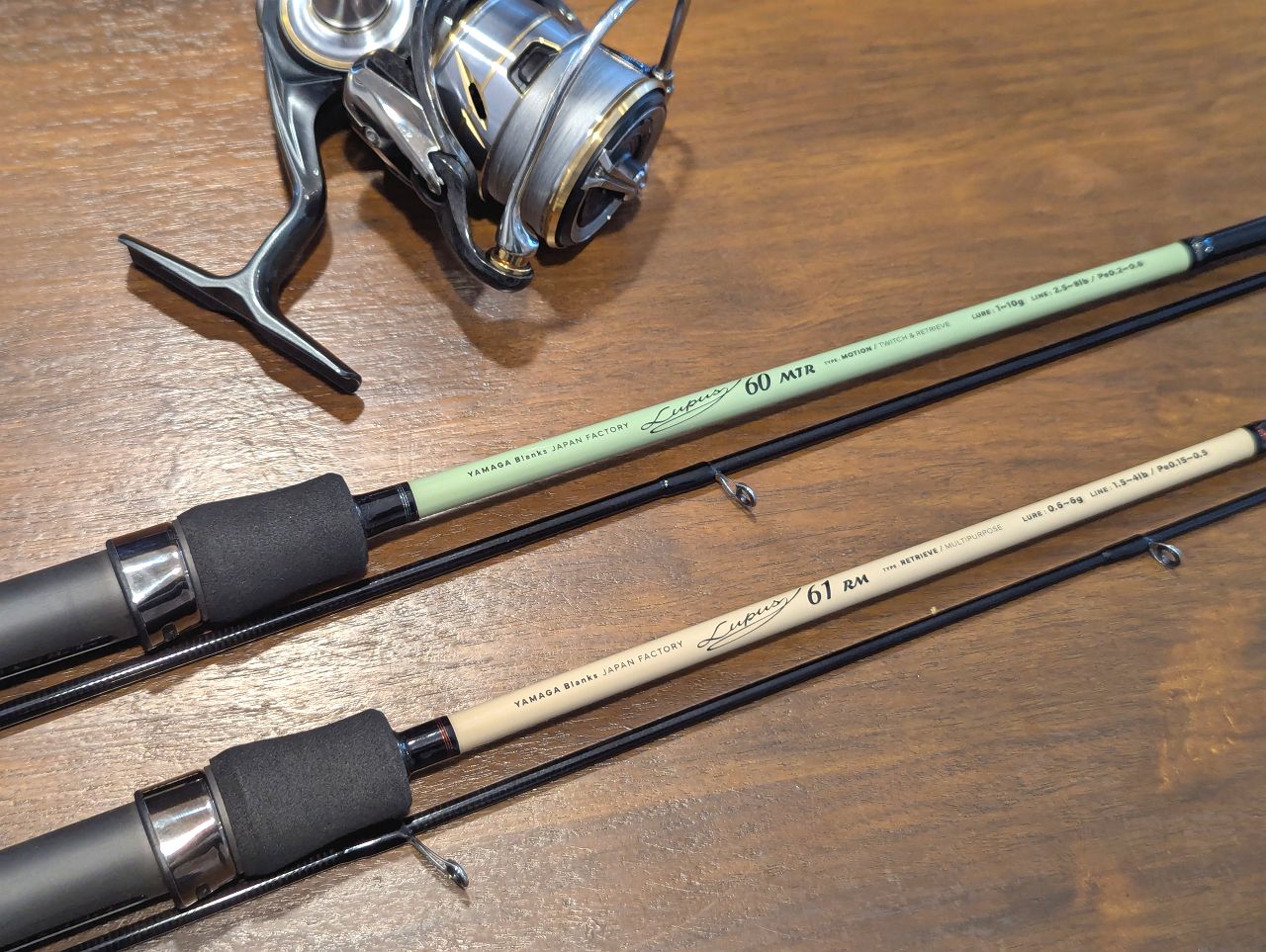 ヤマガ ブランクス 24ルーパス エリア インプレ Lupus 60MTRと61RMを