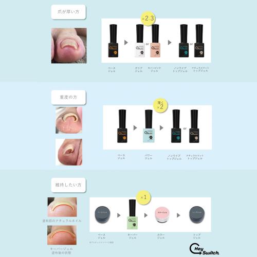 DIAMI Hey Switch 3点セット HeySwitch ジェル3本セット | Hey Switch