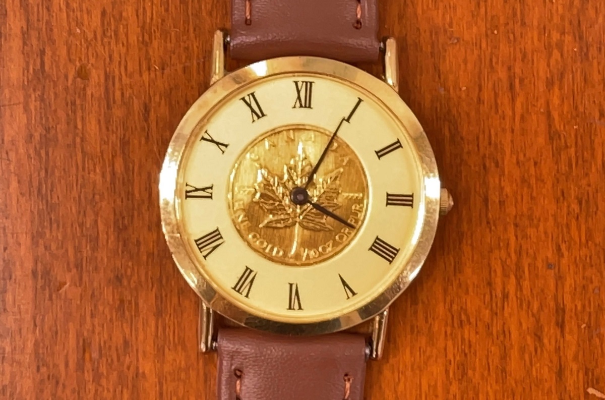 メルカリで買ったメイプルリーフ金貨時計を分解！その結果は… | | 守り