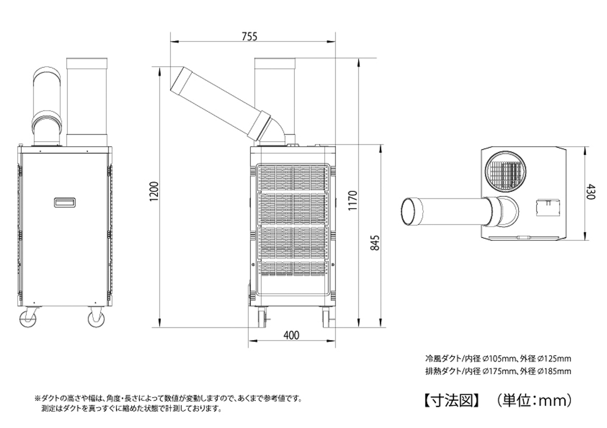 株式会社ナカトミ ｜ スポットクーラー（自動首振り） SAC-2500TC