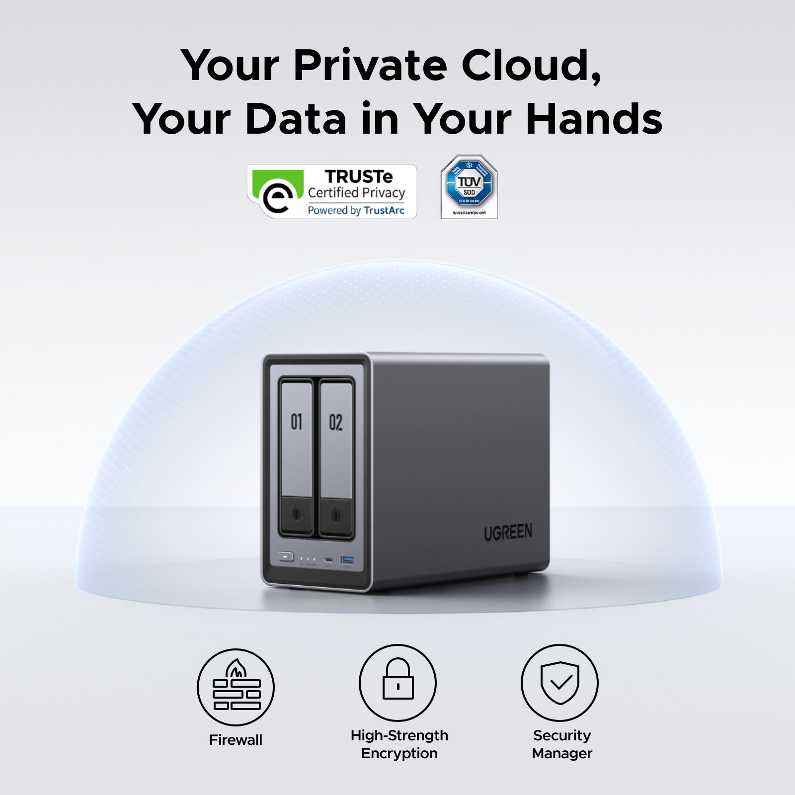 2-Bay NAS Storage for Home & Office | 4K Media Server – UGREEN NAS EU