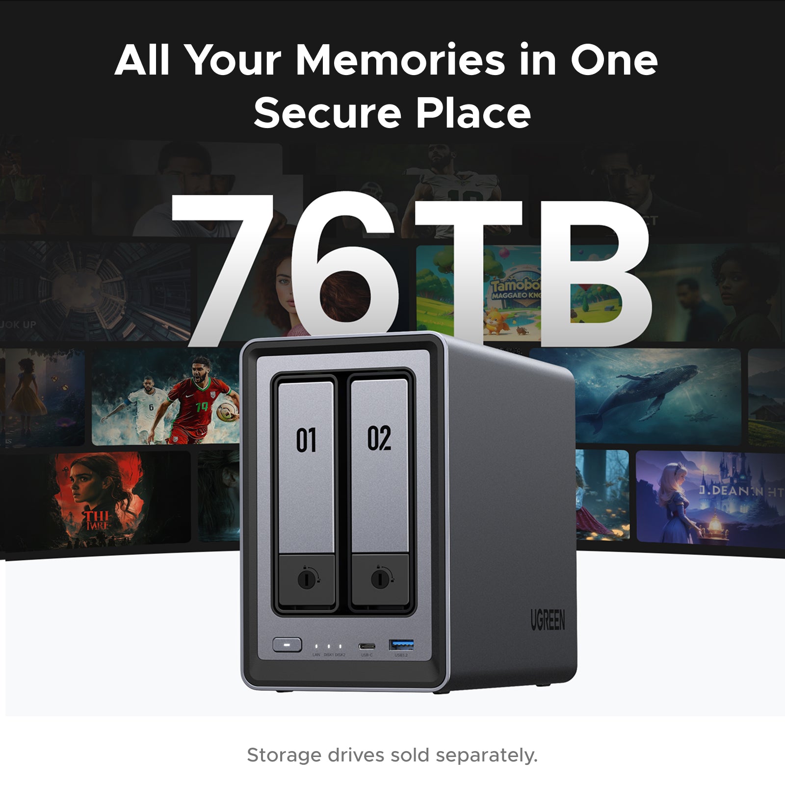 2 bay NAS Storage for Home | 14-day worry-free trial – UGREEN NAS US