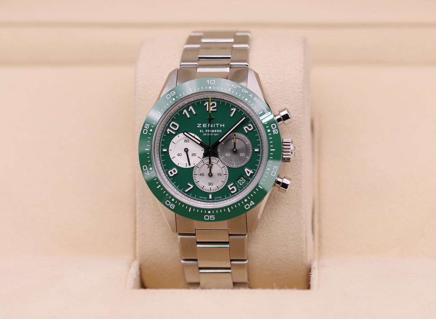 Zenith Chronomaster Sport Green Aaron Rodgers 03.3117.3600/56