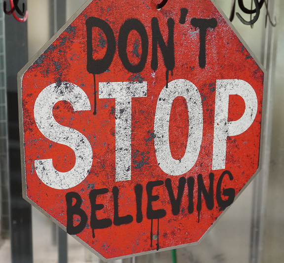 Don't Stop Believing – Nashville Metal Art